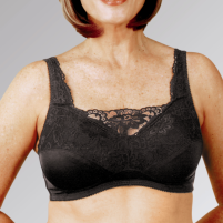 Classique Post Mastectomy Fashion Bra 765SE Black thumbnail