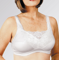 Classique Post Mastectomy Fashion Bra 765SE White thumbnail