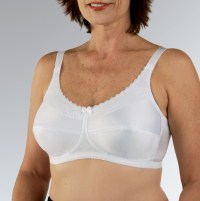 Classique Post Mastectomy Fashion Bra 770 White thumbnail