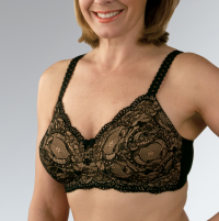 Classique Post Mastectomy Fashion Bra 779 Black thumbnail